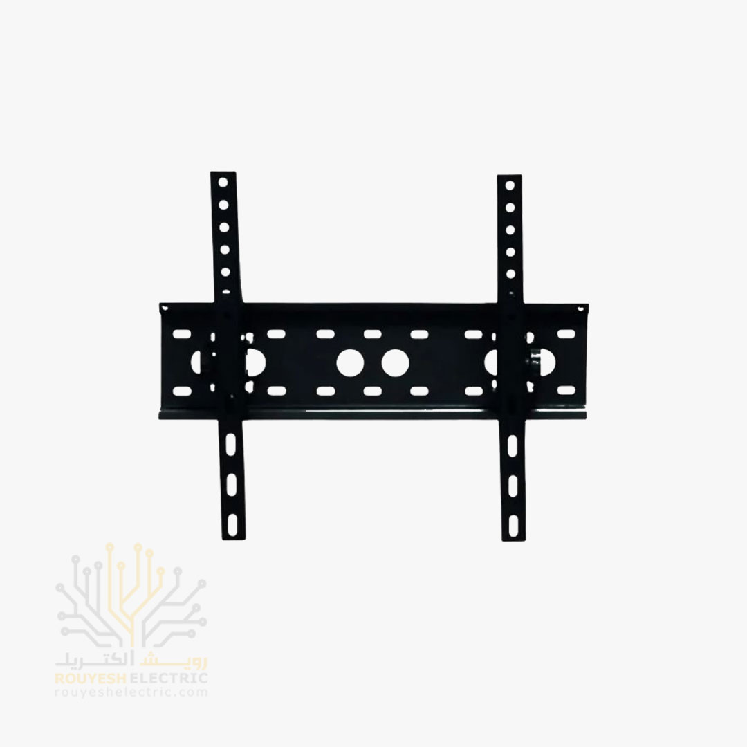 پایه تلویزیون ثابت برند پاور تکنیک مدل S260 سایز 32 تا 65 اینچ با تحمل وزن 80 کیلوگرم