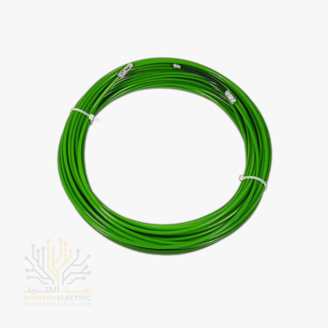 فنر سیم کشی پلاستیکی برند کی بی ام قطر 4/8 میل مغزی مفتول 1/9 میل 20 متری