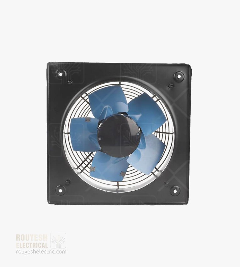 هواکش صنعتی 30 سانت برند تکنو پارس موتور ایران 5 پر فلزی 1400 دور ضمانت تعمیر